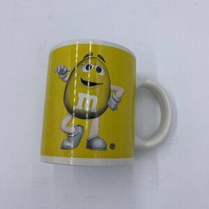M&M's Collectible Mars Yellow Mug Coffee Cup